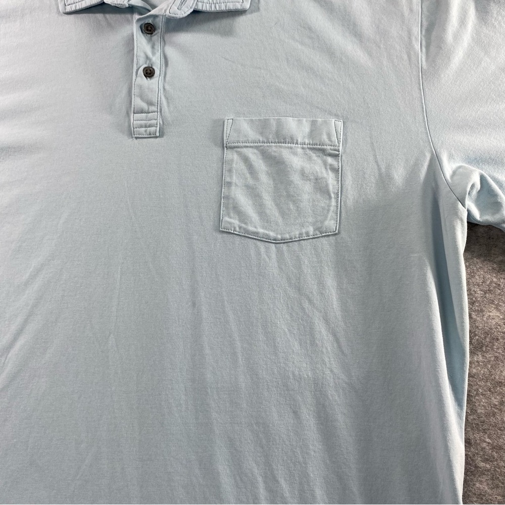 Peter Millar Mens Blue Contemporary Fit Seaside Wash Short Sleeve Polo Size XL - Picture 7 of 14